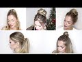 5 ИДЕЙ КРАСИВЫХ И ПРОСТЫХ ПРИЧЕСОК НА КАЖДЫЙ ДЕНЬ | 5 EASY EVERYDAY HAIRSTYLES FOR LONG/MEDIUM HAIR