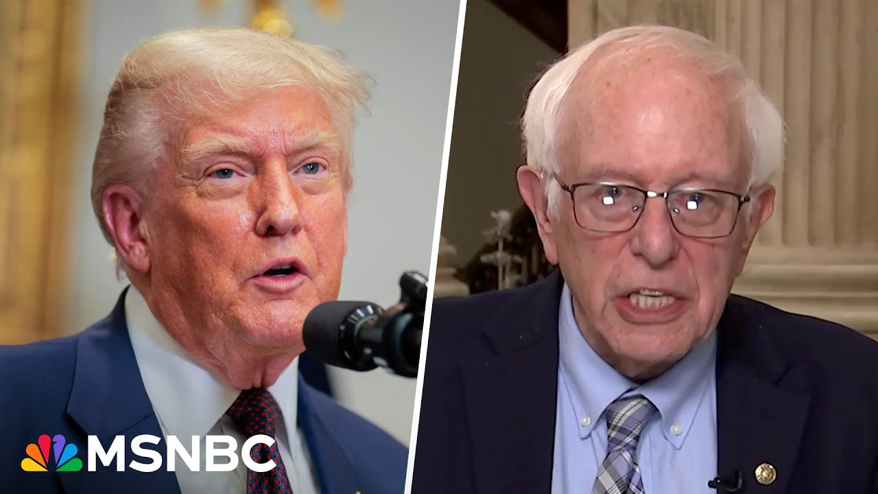'Absolutely insane': Bernie slams Trump for threatening Canada over Palestine move