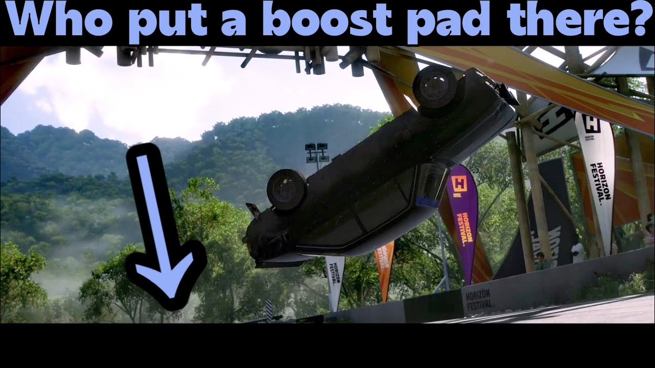 Who put a Boost Pad there? Forza Horizon 5 YouTube