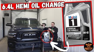 Ram 2500 6.4L Hemi OIL CHANGE **How a Mechanic Does it** | Step by Step Process