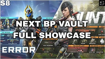 Codm Next Season 8 BP Vault | ERROR 404Battle Pass | The Heat Back Battle Pass | CODM