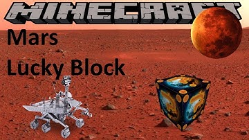 MARS LUCKY BLOCK - MINECRAFT 1.8.9 (MOD SHOWCASE)