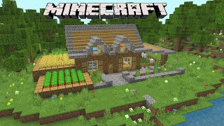 Minecraft Starter House Tutorial by BarnzyMC  350 views 11 days ago 9 minutes, 59 seconds
