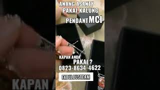 Keluarga Musisi Anang Hermansya dan Asanty Percayakan Kesehatan keluarga dg Pakai kalung Pendant MCI