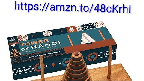 Trevor completed (with some help) the Tower of Hanoi puzzle. So fun!