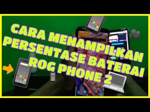 cara menampilkan persentase baterai ROG Phone 2