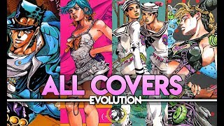 JJBA ALL MANGA COVERS #jojomanga