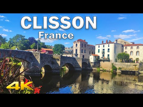 Gorgeous Medieval Village of Clisson - France【4K - 60fps】🇫🇷
