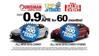 Ourisman Chantilly Toyota-“Multiple Bobs Sale Event” – October 2017 (2018 Camry)