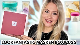 130€ Wert 😍 LOOKFANTASTIC Masken Box 2025 | Unboxing &amp; Verlosung 