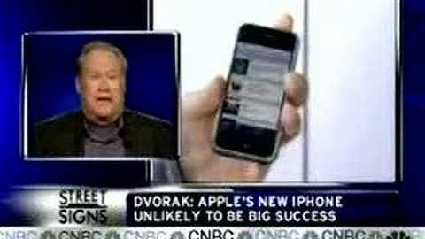 John Dvorak said the iPhone would Fail