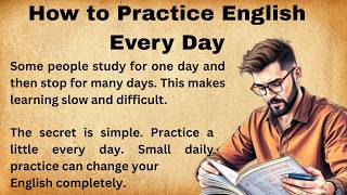 How to Practice English Every Day | English Speaking Practice | Learn English | Listen And Practice