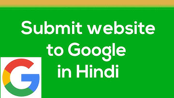 Submit website to google