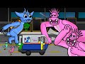 AMONG US &amp; SMILEY MILEY vs. HUNKY JAKE | Garten of BanBan 4 | Toonz Animation