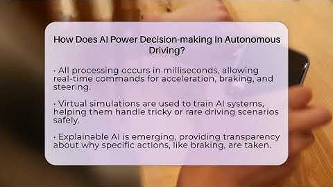How Does AI Power Decision-making In Autonomous Driving? - Talking Tech Trends