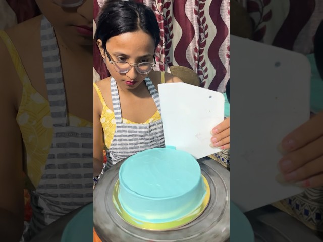 20 mins me complete kiya cake decoration 🤯🤯🤯 #shorts #cake #cakedecorating #trending class=