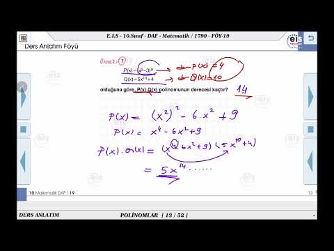 10. Sınıf Matematik - Polinomlar - 2 📏