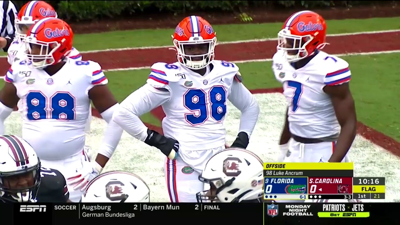 NCAAF 2019 Week8 Florida South Carolina 1080p