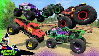 Monster Truck Mud Battle #17 | BeamNG Drive | Mace Mace Tv screenshot 5