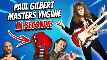‼️Paul Gilbert Masters Yngwie in SECONDS! 🤯 Dave Kushner talks guitar lesson with Paul Gilbert! 🎸
