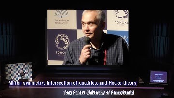 Mirror symmetry, intersection of quadrics, and Hodge theory - Tony Pantev