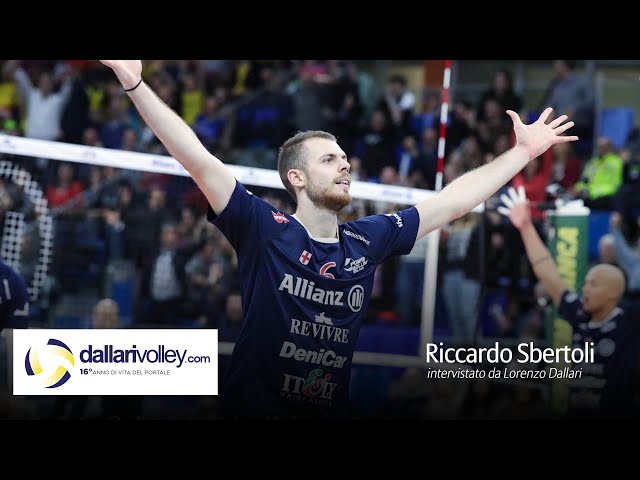 Powervolley Milano, Riccardo Sbertoli intervistato da Lorenzo Dallari