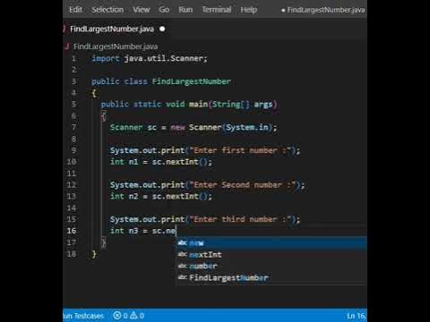 Java program to find largest number among three numbers using if ...