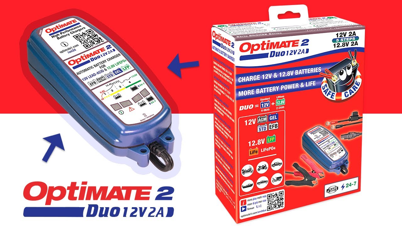 Chargeur de batterie Optimate 2 - Krax-Moto