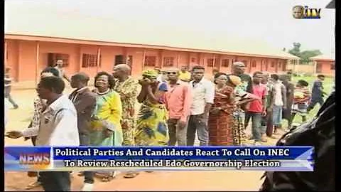 Reactions trail the call on INEC to review rescheduled Edo guber poll