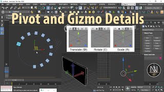 3dmax lesson 3 (Pivot and Gizmo Detail) Hindi/Urdu