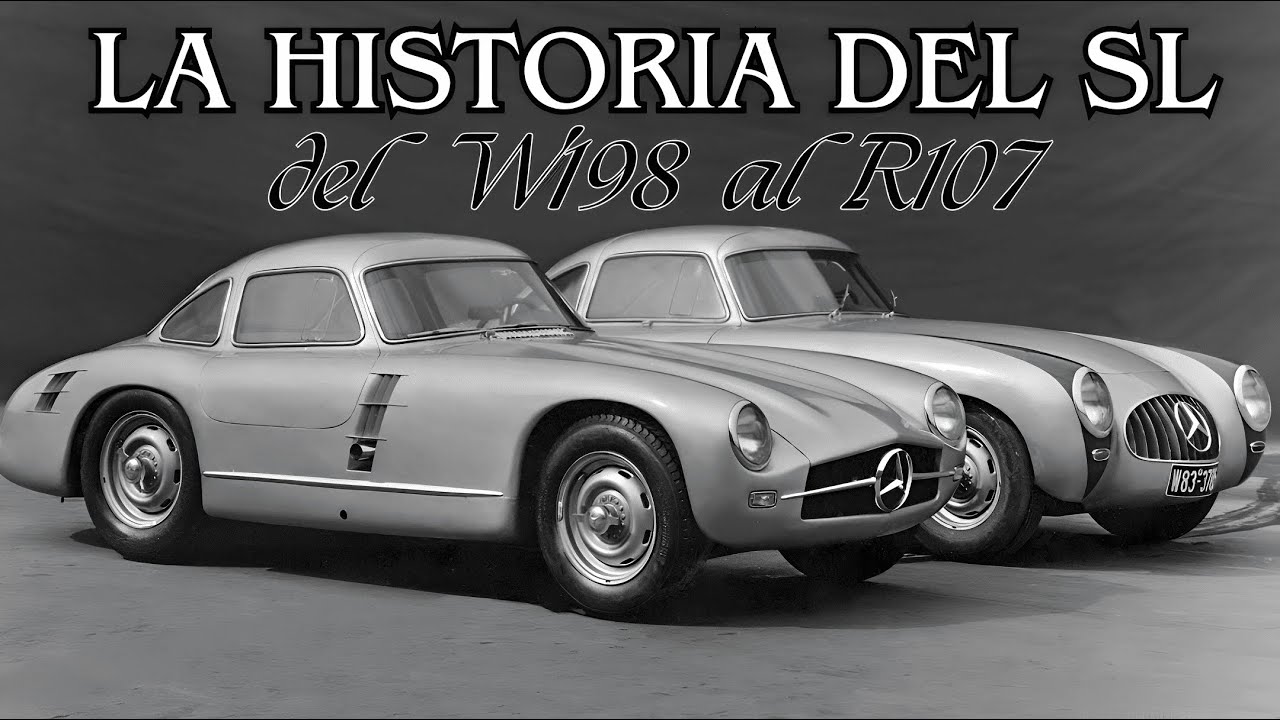 La historia del Mercedes Benz SL ➤ PRIMERA PARTE; 💥 del W194 al R107 💥