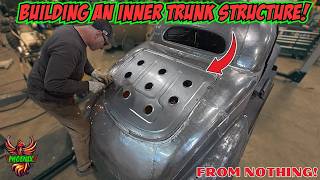 Building an inner trunk structure from scratch for our custom 1935 Dodge Coupe!