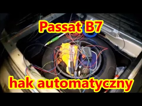 Montaż haka automatycznego elektrycznego VW Passat B7 2011