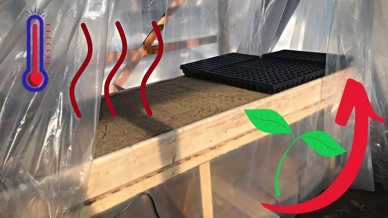 Fabrication d'une table chauffante pour faire les semis de légumes