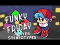 Funky Friday player stereotypes