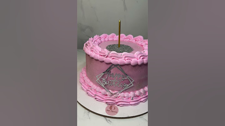 Pastel con brillantina