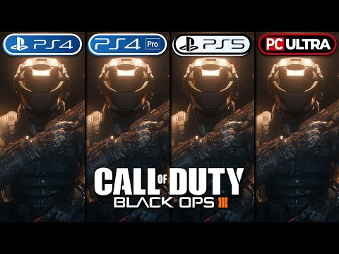 Call of Duty Black Ops 3 | PS4 - PS4 Pro - PS5 - PC Ultra | Graphics Comparison 4K