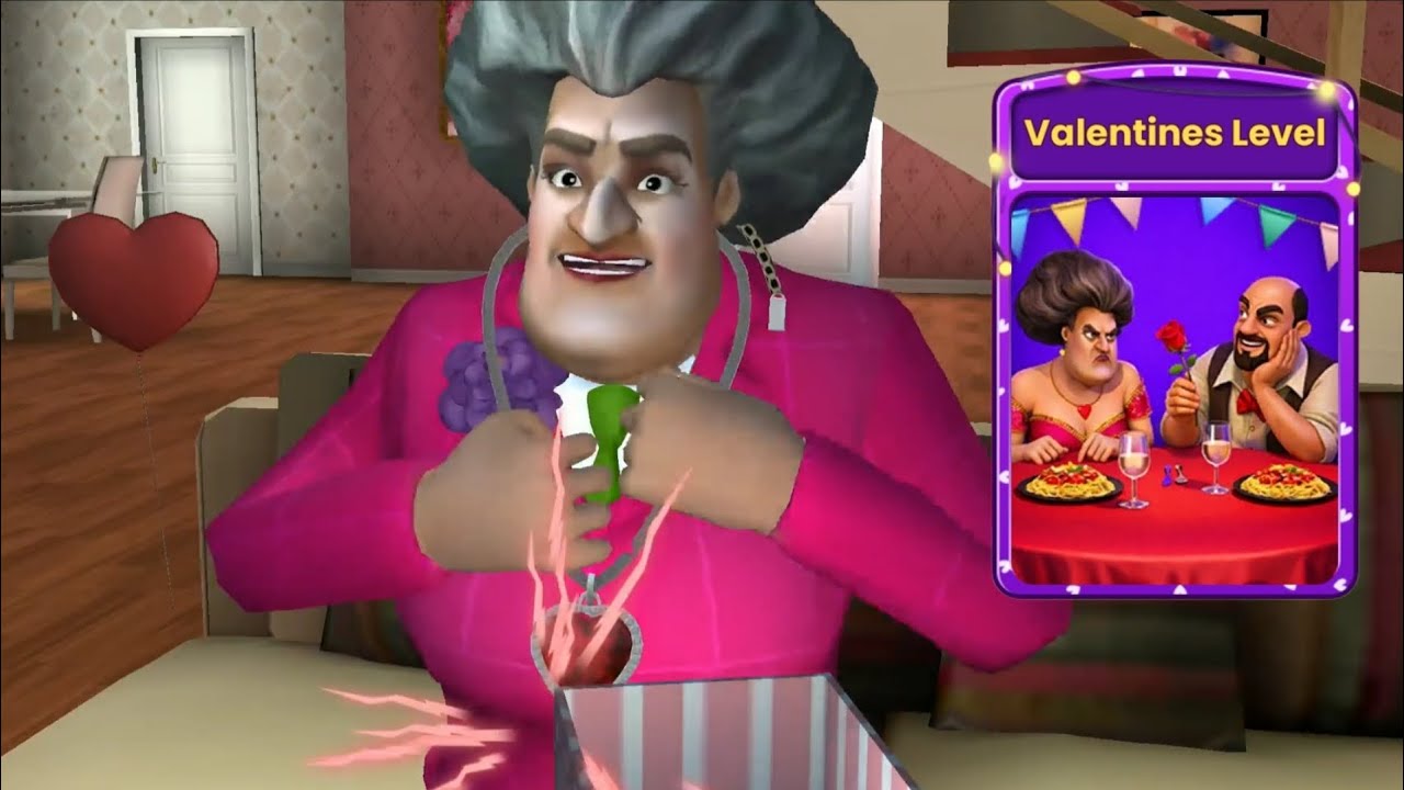 Scary Teacher 3D New Update Version 9.4 - Valentines Level