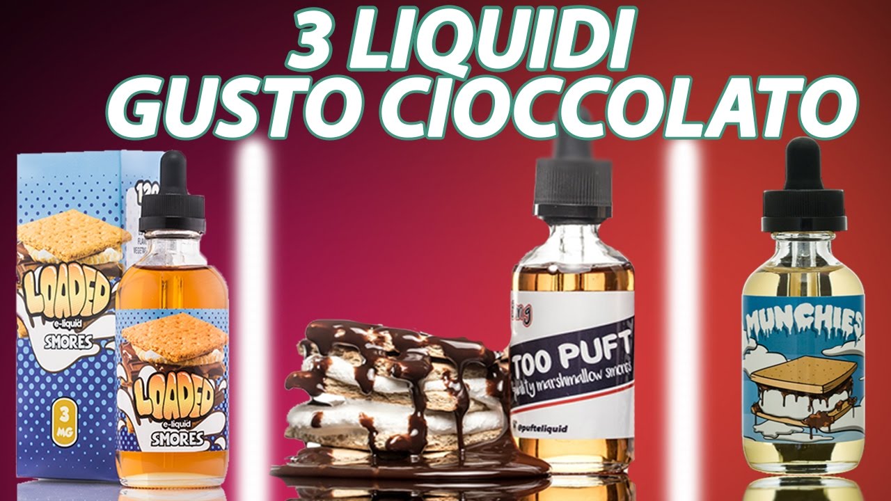 MIGLIORI LIQUIDI AL CIOCCOLATO