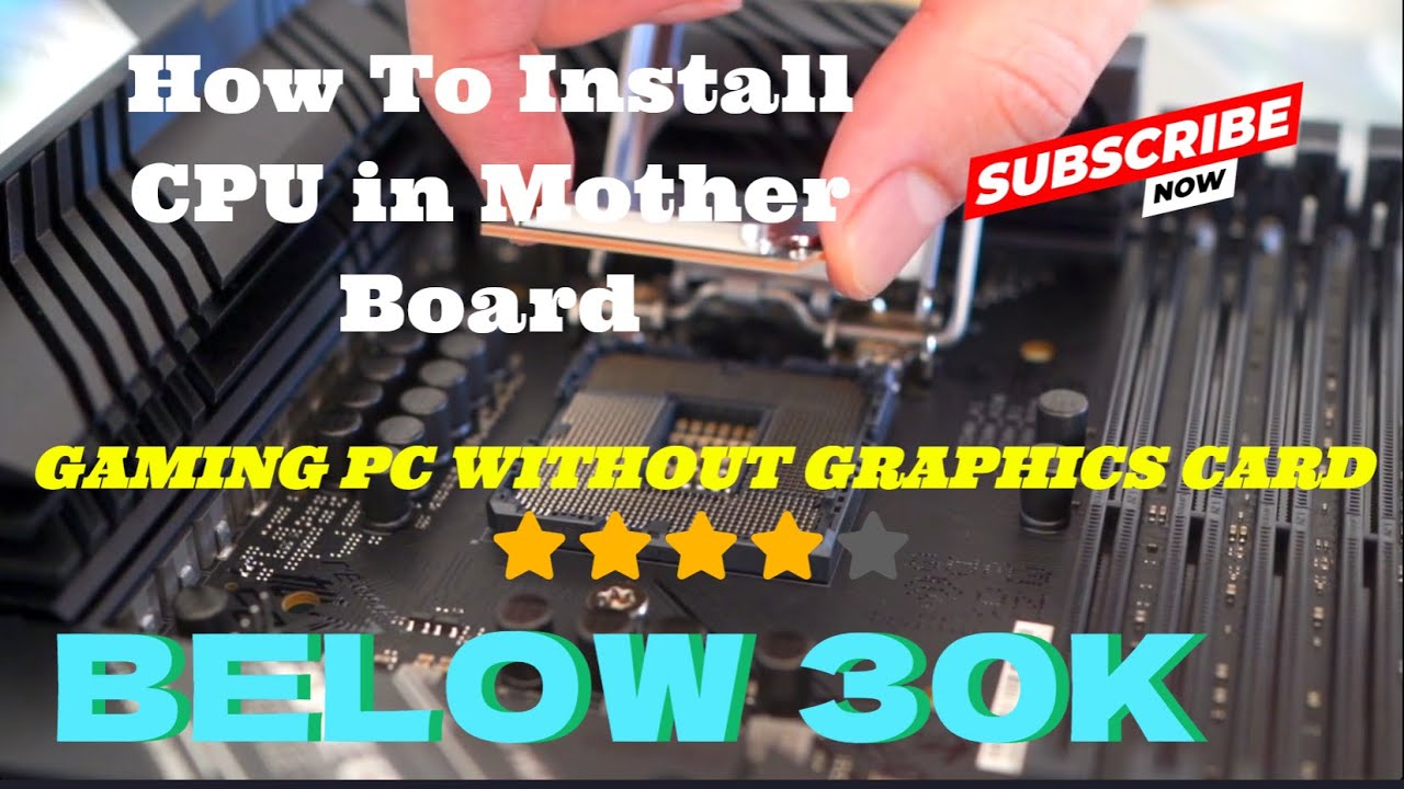 How to install a CPU on motherboard by yourself | Build your first ...