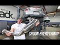 Honda S2000 Gets FULL Spoon Exhaust - Header & N1 Install | Building a COMPLETE Spoon S2000 Ep.1