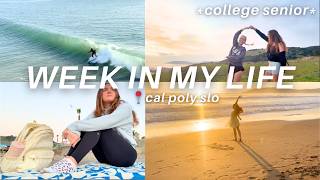 college week in my life @ cal poly slo *senior pics, beaches, hikes, friends, etc!*