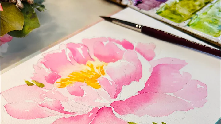 Not Another PEONY?  Ho-Hum, to... "WOWIE - I painted that?"   Day 2/ Watercolor Peonies - DayDayNews