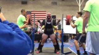 727 Squat at 2015 USPA Camp Pendleton meet.