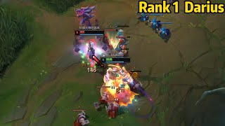 Rank 1 Darius: He is SO AGGRESSIVE at Level 1!