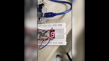 Decodificador a 7 segmentos (cátodo común)Arduino