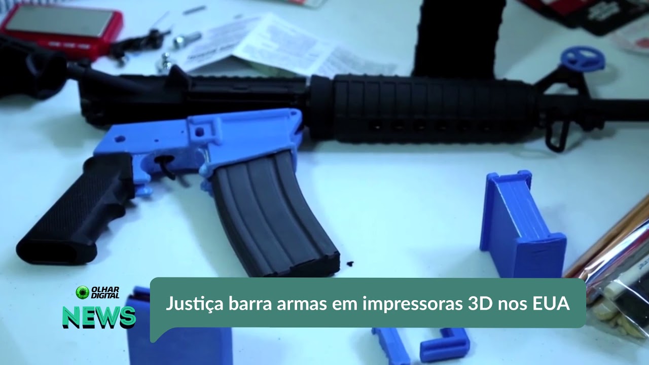 Arma de fogo feita com ajuda de impressora 3D desmonta após seis tiros