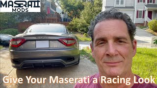 Maserati GranTurismo Rear Valance Splitter Review & Installation 08 Maserati Granturismo Body Kit