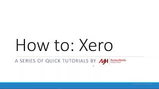 Xero Help - How to make a refund