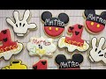 Mickey Mouse themed sugar cookies! | HPCookiefied